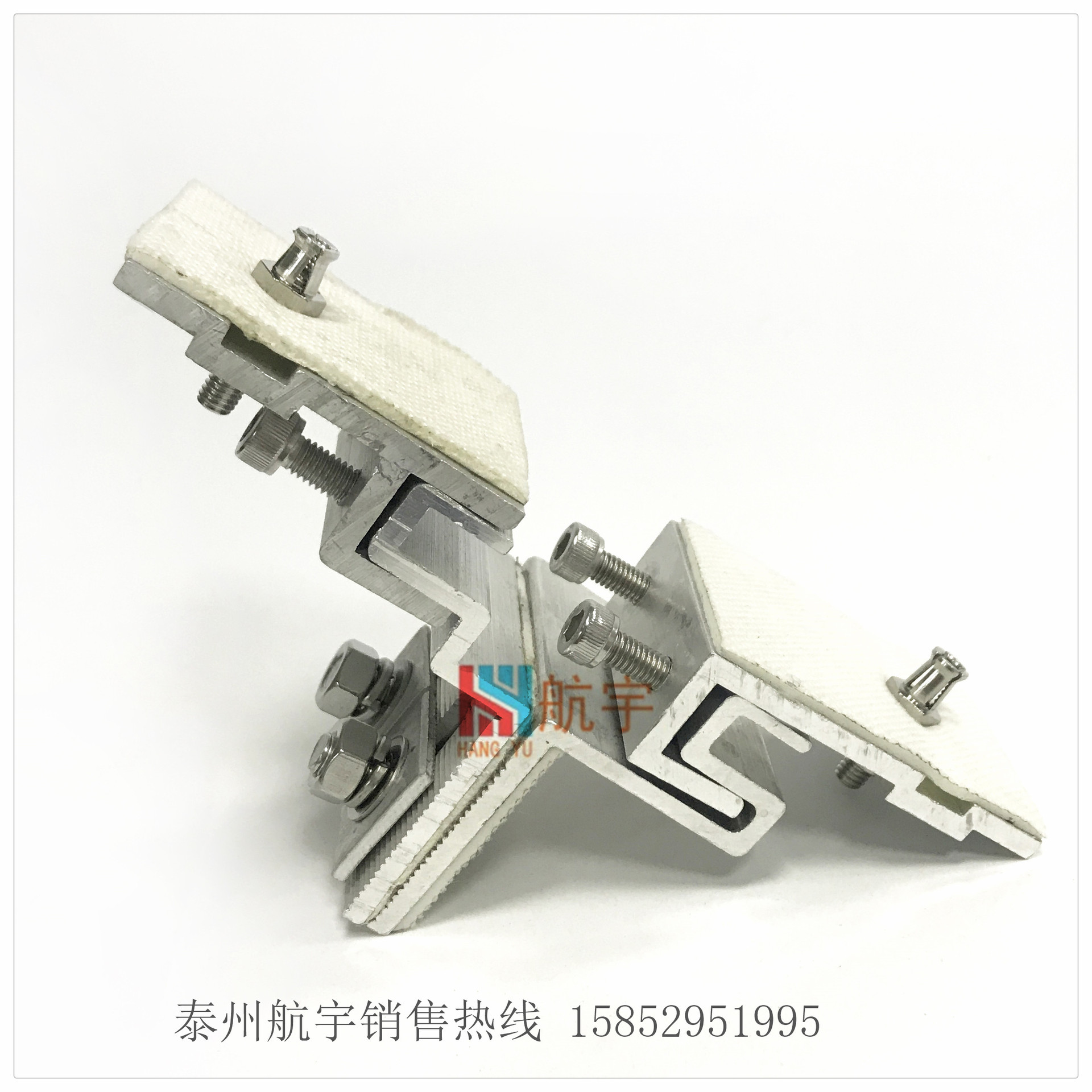 出口石材幕墙蜂窝板铝合金挂件 陶土板挂件 预埋螺母挂件