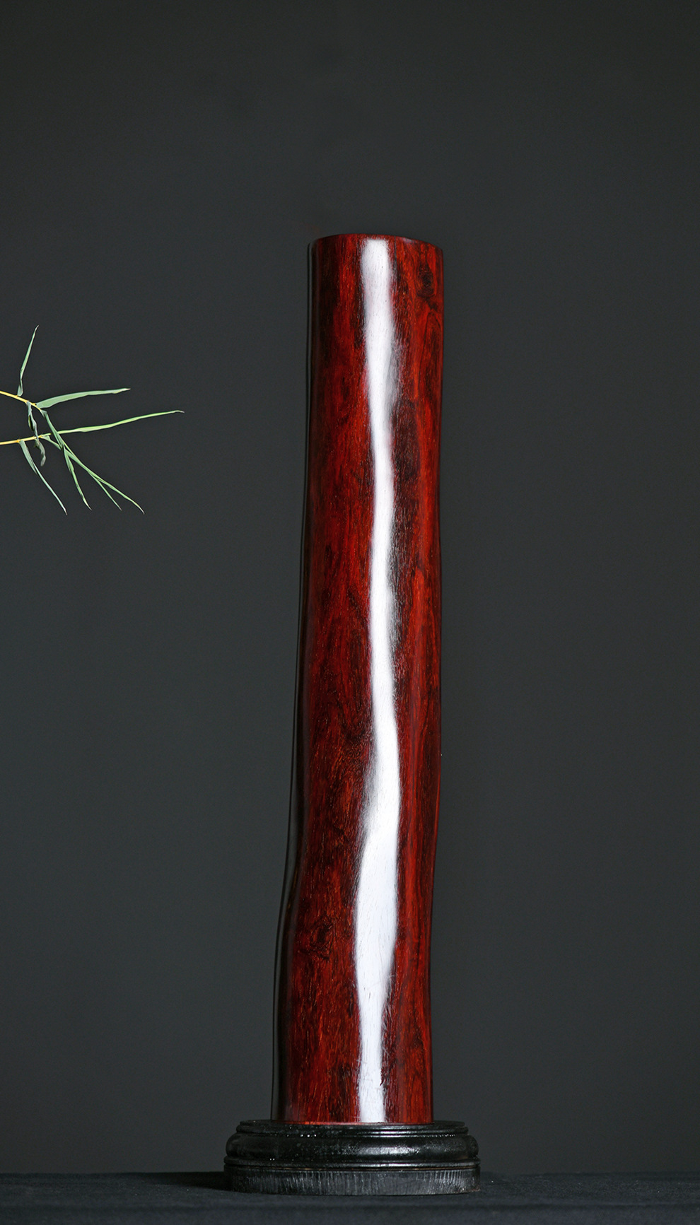 印度小叶紫檀老料金星招财风水柱风水宝柱横财摆件办公室家居摆件