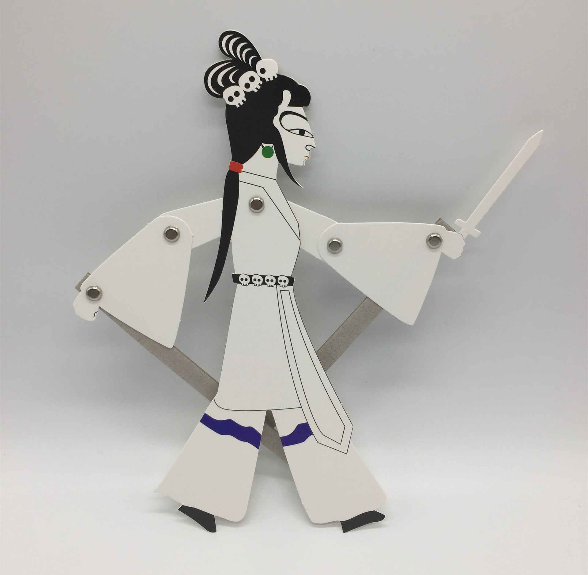 西游记人物皮影戏 手工diy 儿童绘画制作材料包幼儿园美劳批发