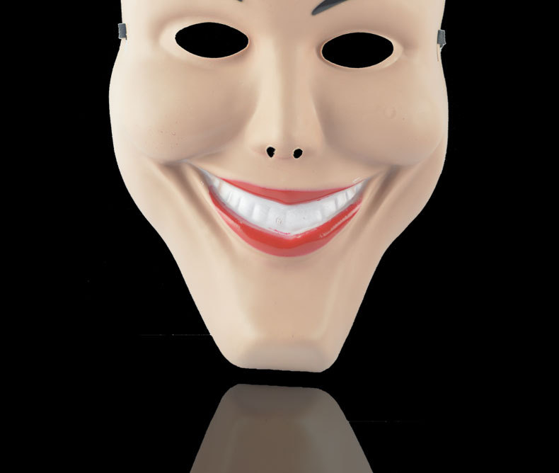 万圣节面具成人男恐怖小丑面具笑脸人类清除计划鬼假面具