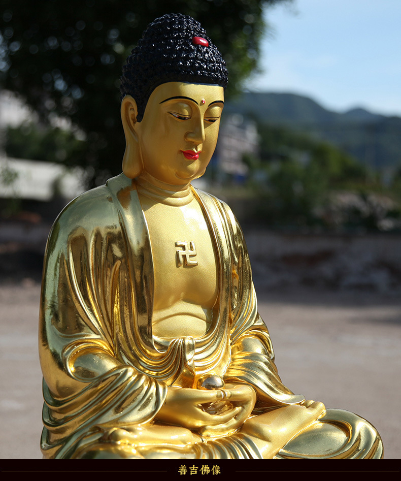 种类释迦牟尼佛是否跨境出口专供货源否是否进口否尺寸68cm 全金佛祖