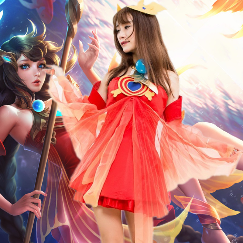 【现货】cosplay服装女王者荣耀cos服大乔初始沧海之曜cosply女
