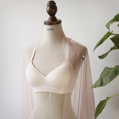 【清仓】舒适薄杯无钢圈运动防震文胸 交叉美背胸罩内衣可机洗