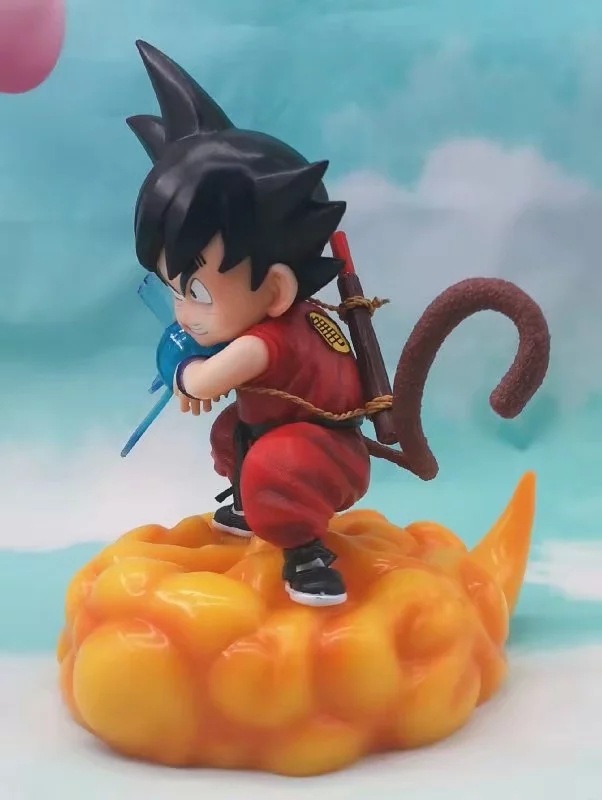 动漫批发 龟派共鸣 童年 小悟空 孙悟空 筋斗云 发光 盒装手办