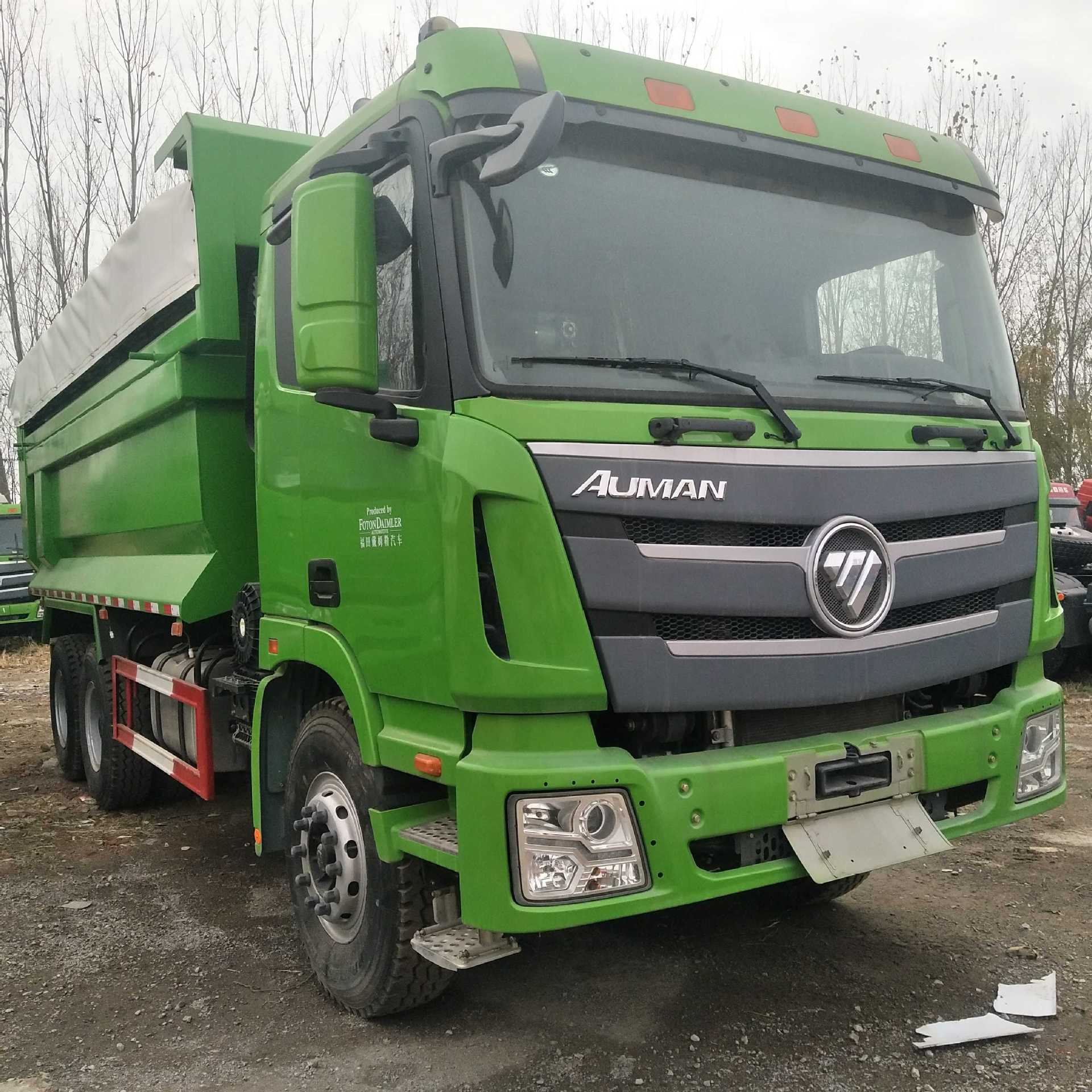 转让二手前四后八自卸车 翻斗工程车2手欧曼5.8后八轮土方运输车