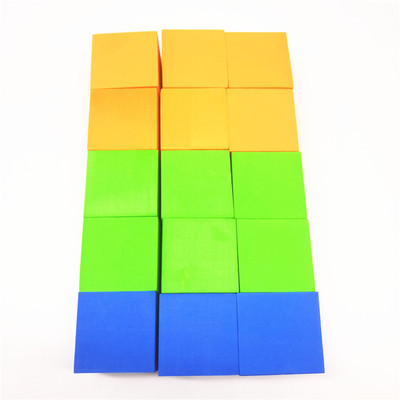 厂家定做 eva积木长方块 海绵玩具方块 半切口防护泡棉方块