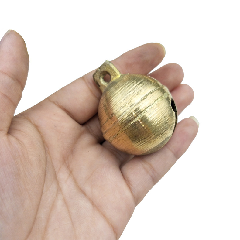地球圆铃铛牛羊马犬铃铛纯铜喇叭铜铃铛猫狗宠物铃铛厂家批发铜铃