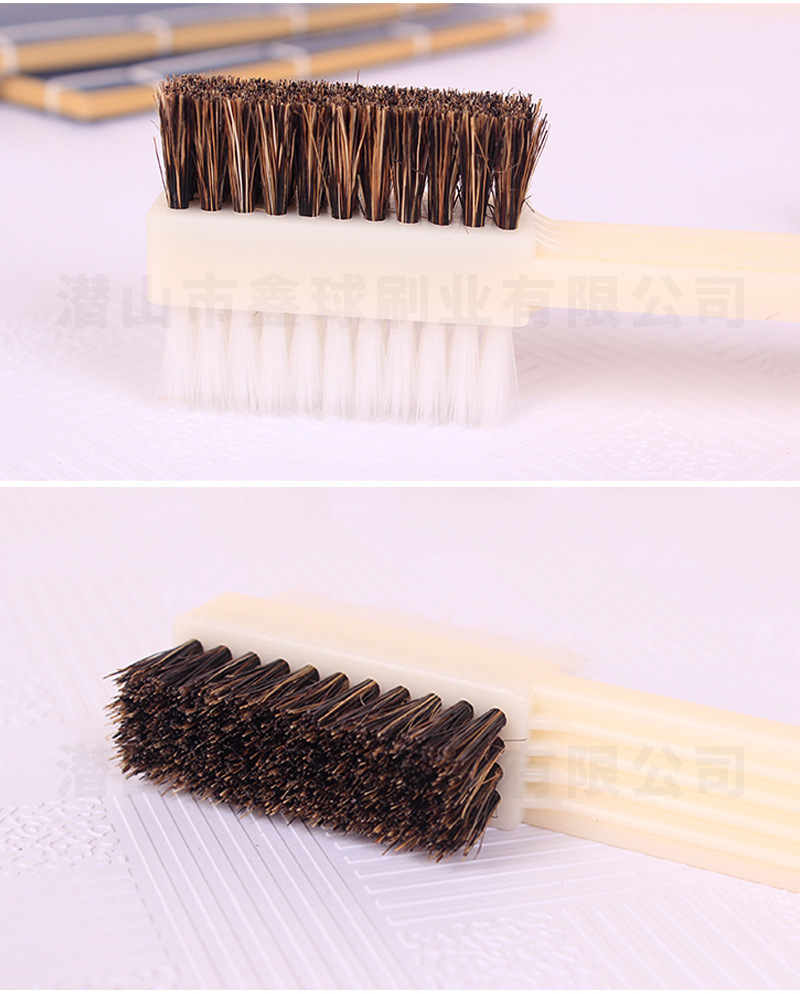 销售双面文玩刷 纳米6排毛刷金刚核桃菩提子清理包浆工具刷子