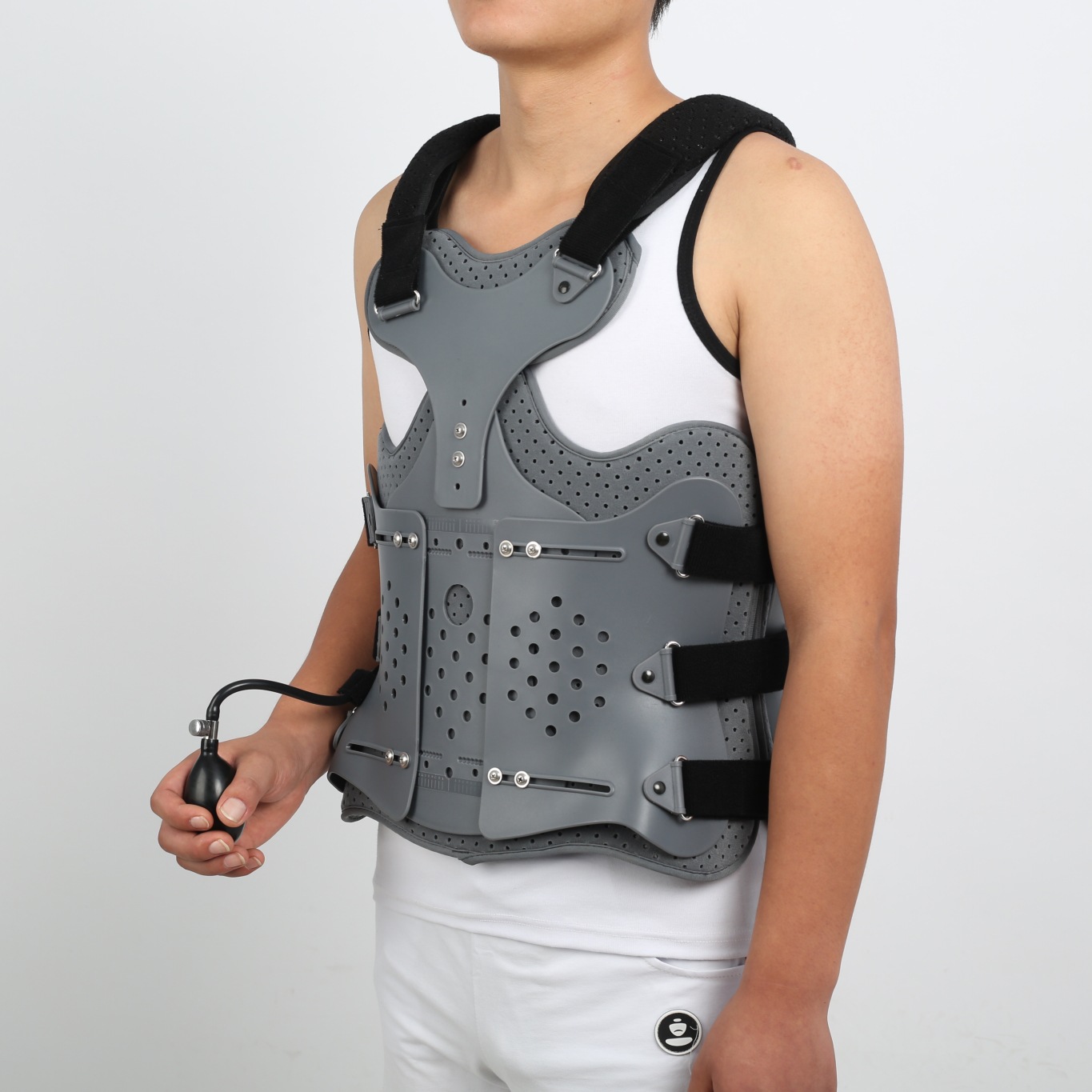 tj404-2胸腰固定器i型胸腰椎固定支具贴牌胸腰椎支具充气型厂家