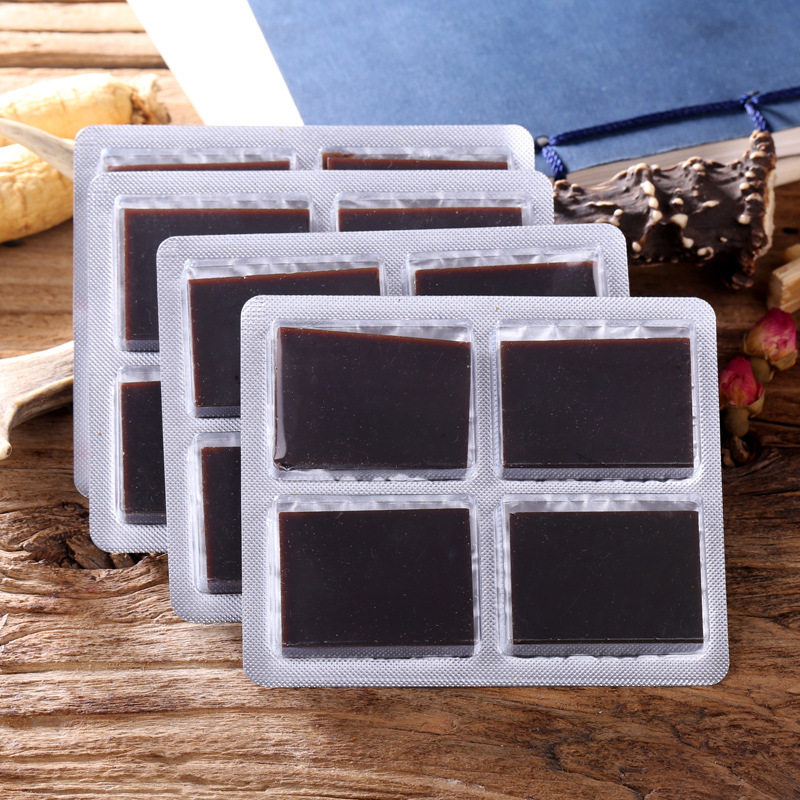 食字号姜氏gu井鹿阿胶鹿胶块(非山东鹿胶鹿角胶)250g铁盒手续齐全