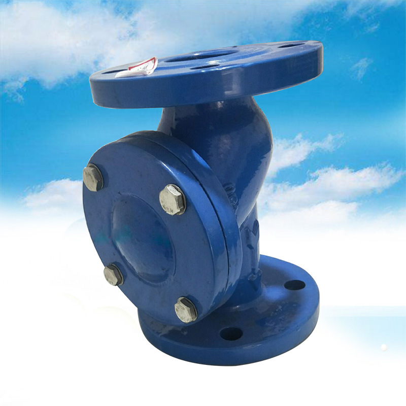 厂家直销 球型止回阀 法兰单向止回阀 hc41x球形污水逆止阀dn100