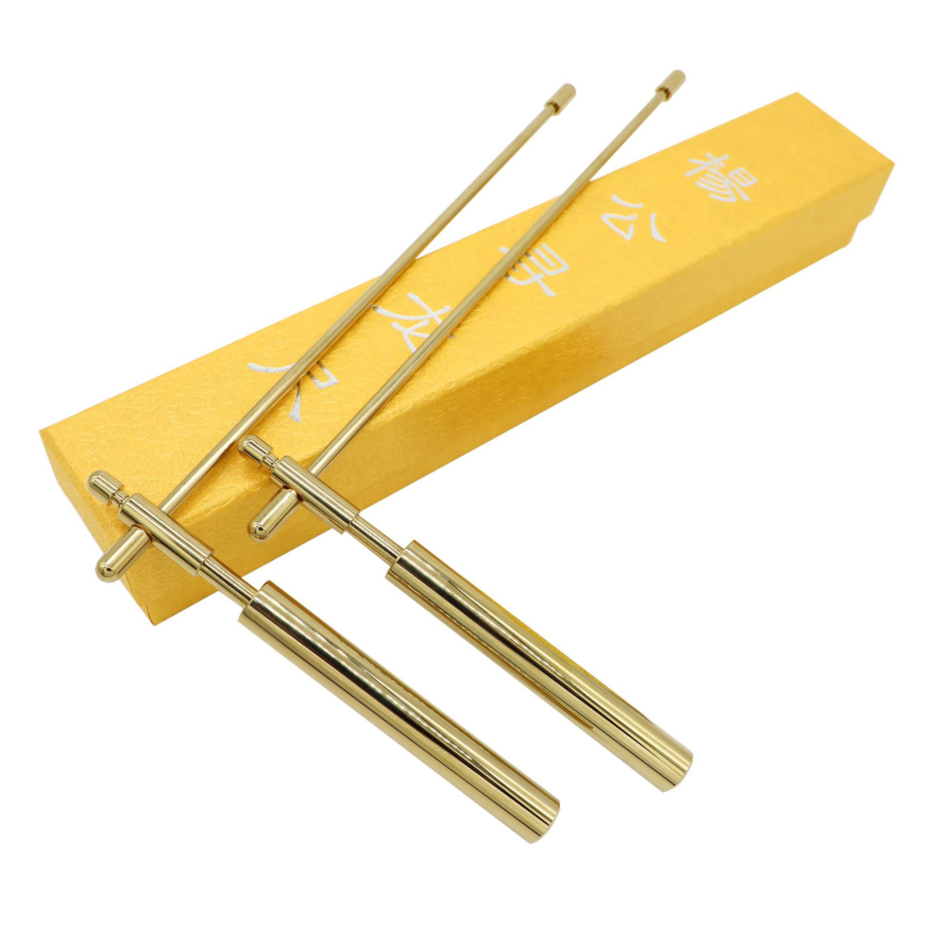 正品杨公纯铜寻龙尺风水探测棒能量金字塔许愿塔测水脉波超灵福夫  