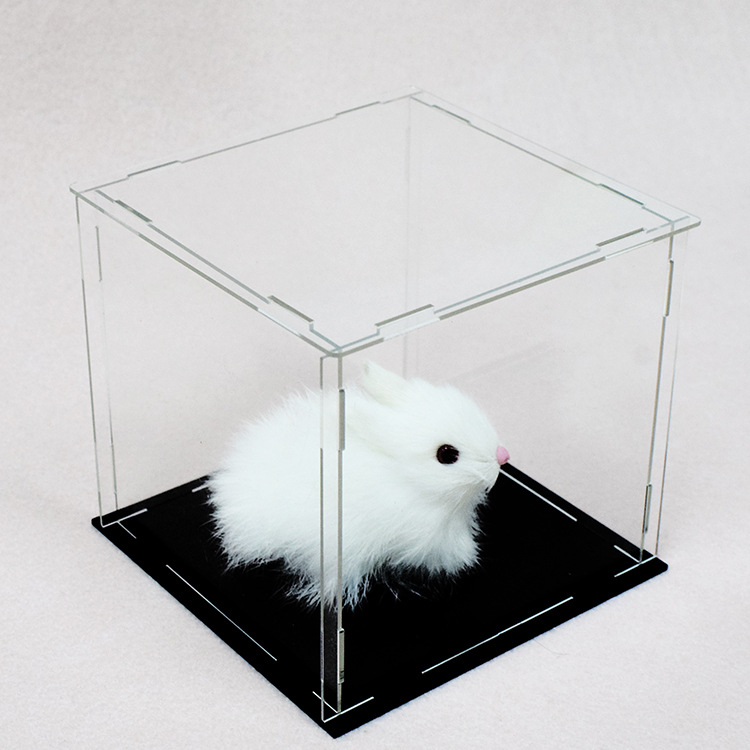 全尺寸可定制亚克力手办拼装透明公仔模型展示盒收纳盒防尘罩厂家