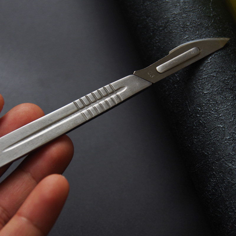 精制手术刀柄 不锈钢手术刀柄 4号刀柄 3号加厚刀架 维修 兽用