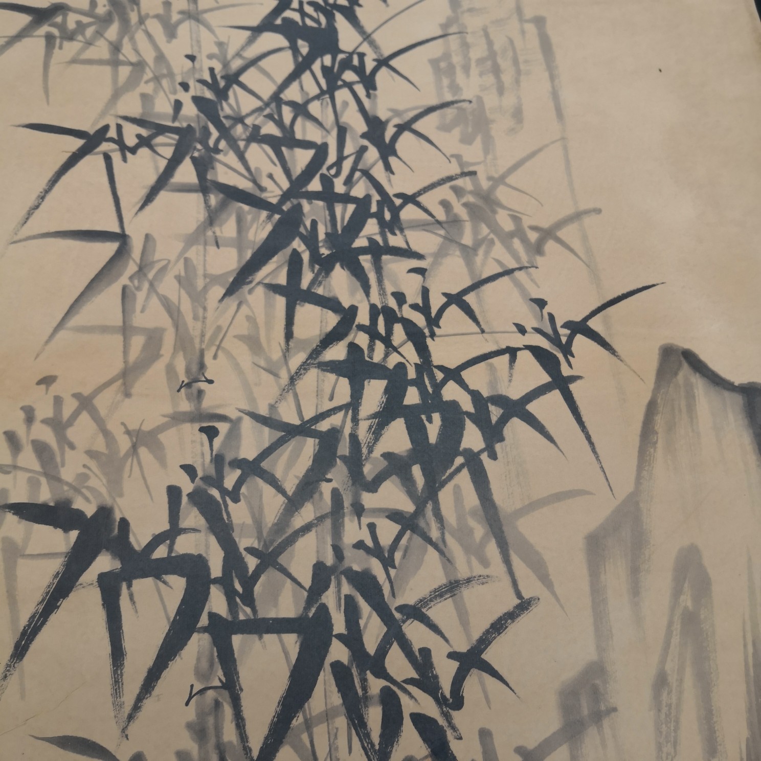 批发仿古牛皮纸中堂国画办公室挂画 装饰做旧装饰字画