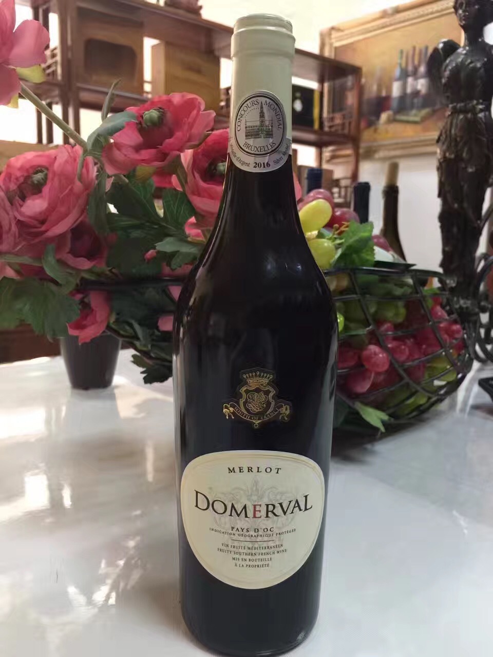 法国杜美莎梅乐domervalmerlot红葡萄