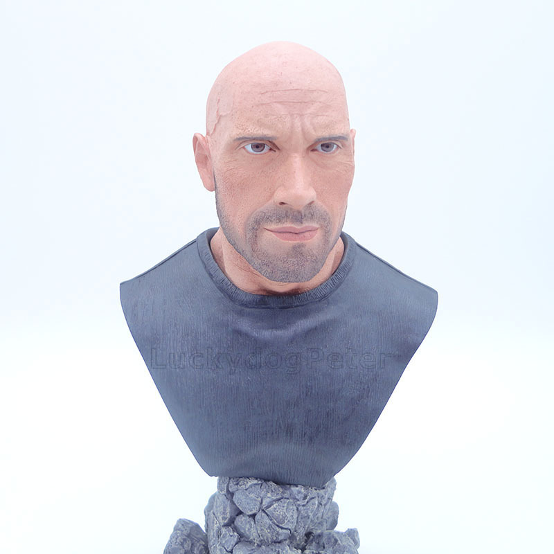 速度与激情道恩强森johnson树脂胸像bust半身像盒装手办模型23cm