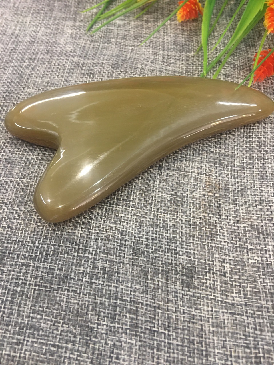 牛角刮痧按摩板刮板家用定制面部脸部背部全身通用天然手工厚刮痧