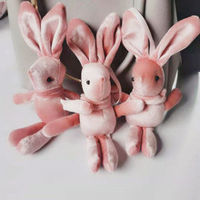 玩具21年新款许愿兔金丝绒兔子长脚兔公仔毛绒玩具挂件