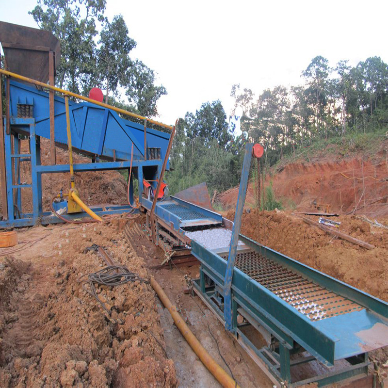 砂金清洗溜槽淘金鼓动溜槽鼓动式沙金设备鼓动选金溜槽