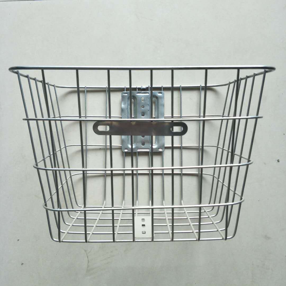 山地自行车车筐 电动车折叠车金属前筐 铁丝篮 车篮 厂家供应