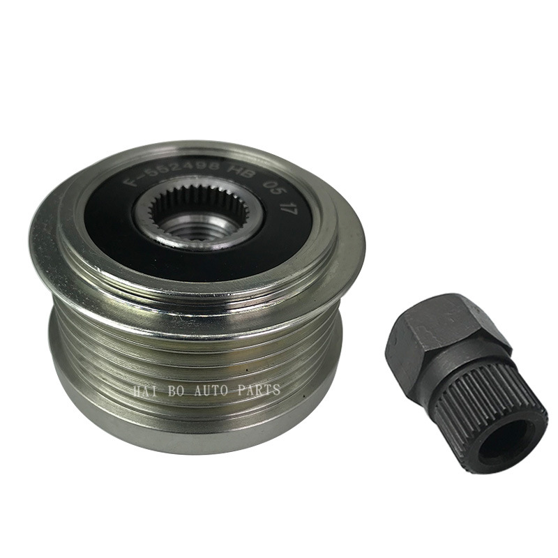 适配奇瑞a3 a5 x5瑞虎3东方之子f-552498汽车发电机皮带轮单向轮