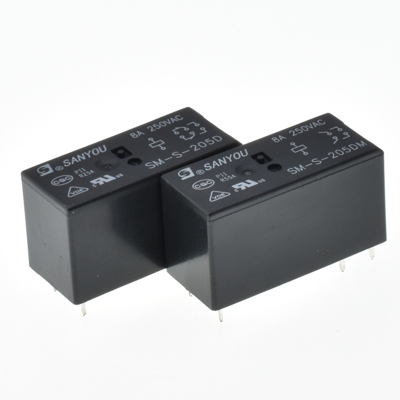 三友继电器 sm-s-205 12 24dm sm-s-105 12 24dm 一组/两组常开