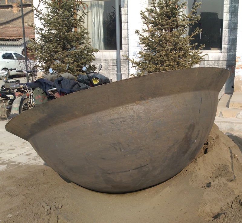 上海供应大型铁锅钢板铁锅熟铁锅直径28米大铁锅