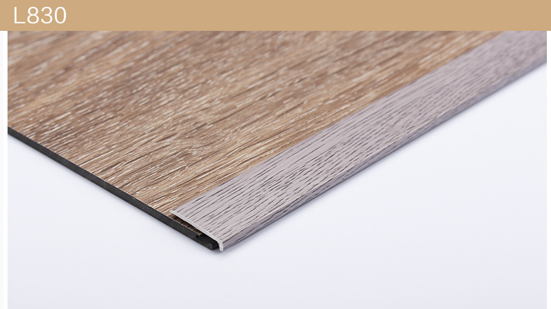 pvc地板革收口条 spc锁扣地板收边条 l型直角压边条地板墙边收边