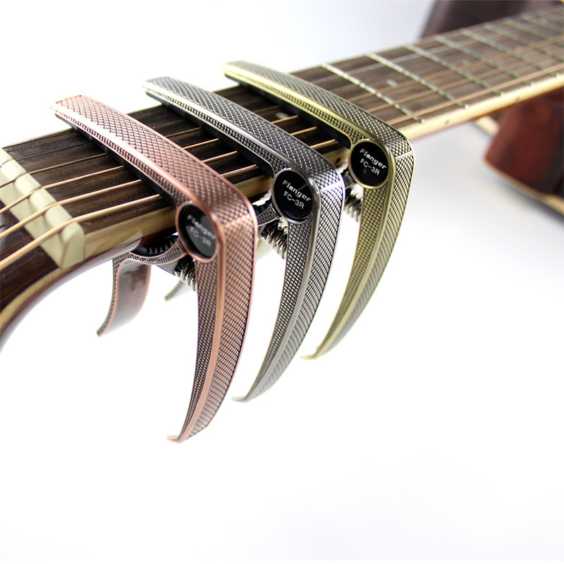 工厂批发flanger弗兰格民谣吉他变调夹调音器古典彩色移调夹现货