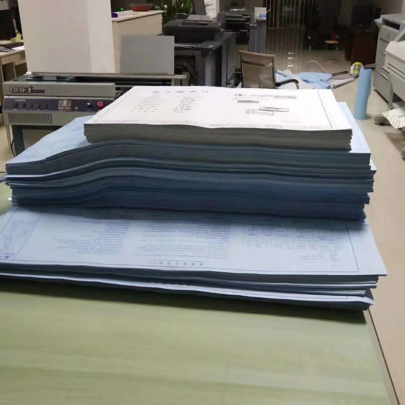 装订胶装cad_cad图纸打印彩色工程图纸打印a0 a1 a2彩色黑白蓝