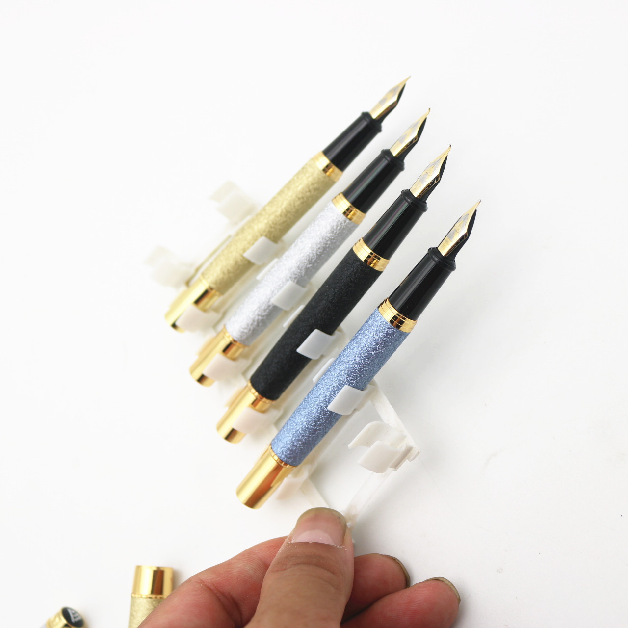 低价销售烂笔头778型皱纹彩混色书法学生金属美工尖大尖钢笔