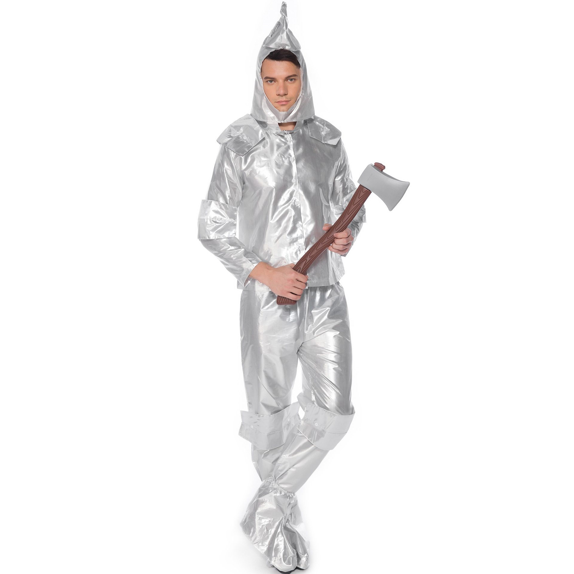 万圣节绿野仙踪cosplay 机器人 铁皮人锡人表演服 男士成人演出装