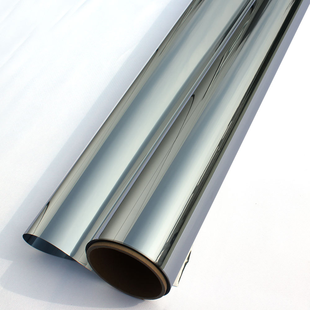 批发silver10单向透视高隔热玻璃膜银色建筑隔热膜pet薄膜透光