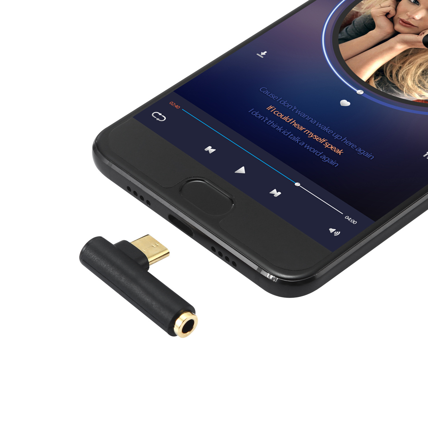 type-c耳机转接头typec接口转3.5mms适用于手机接口音频转换器线