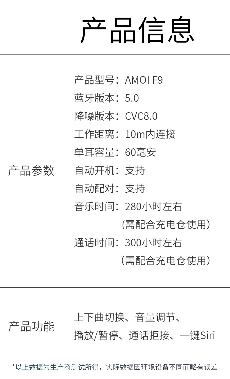 新款夏新f9蓝牙耳机无线双耳迷你隐形耳塞式办公运动便携迷你耳机