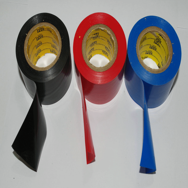 防火阻燃大电工胶带透明耐寒 pvc保温橡塑防水宽布基胶带4.4cm