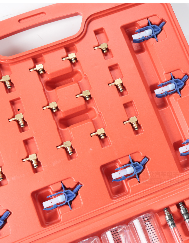 喷油嘴回油油量检测仪 喷油器测量工具 共轨柴油测试接头回油量杯