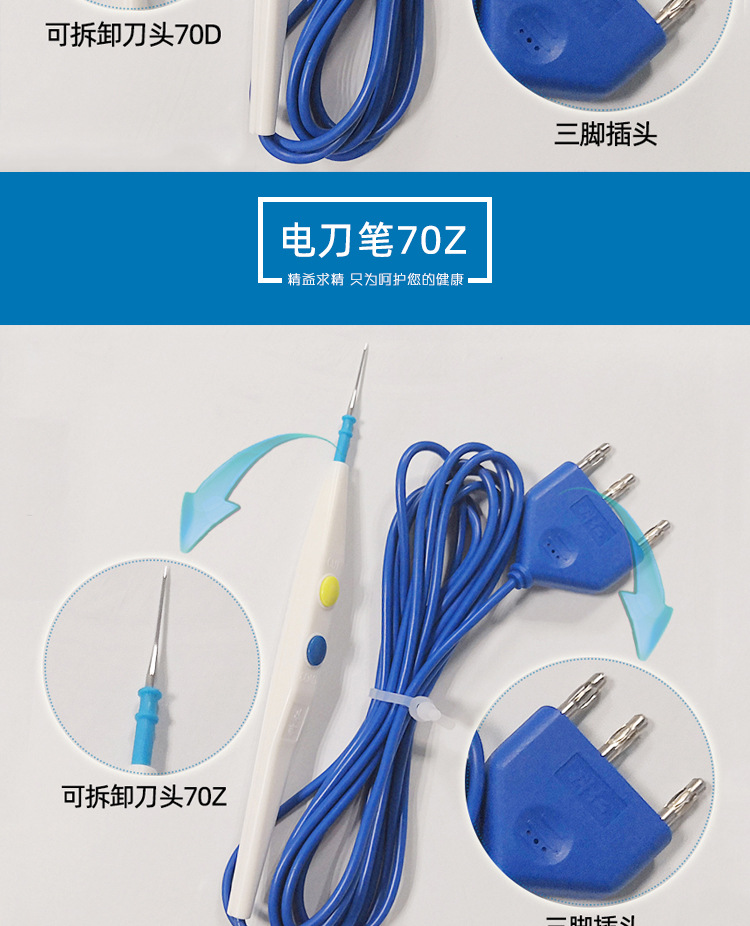 高频手术电刀笔电切leep刀头医用电凝笔双眼皮止血器一次性利普刀