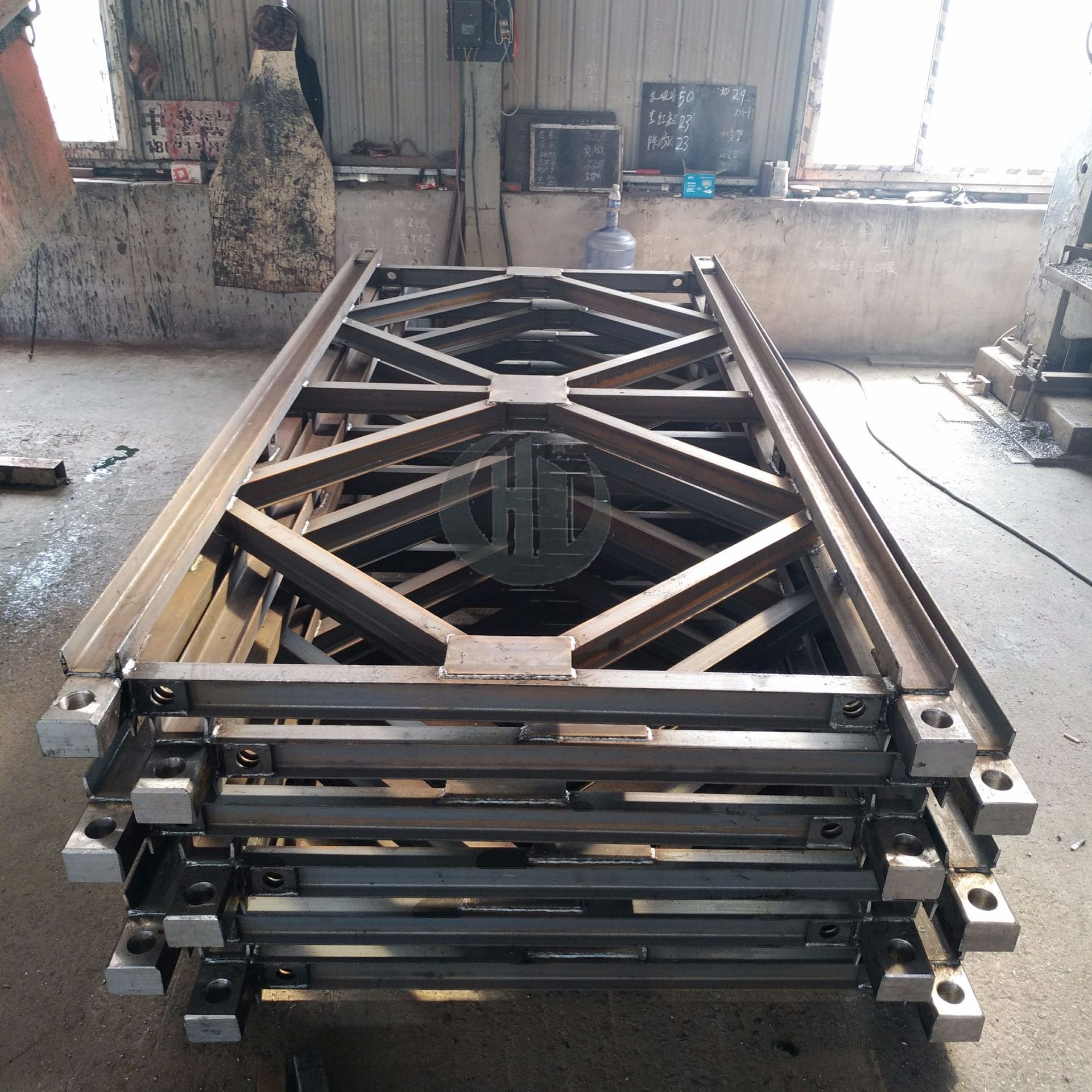 供应321型贝雷片 贝雷架 贝雷梁 装配式公路钢便桥 可承接安装