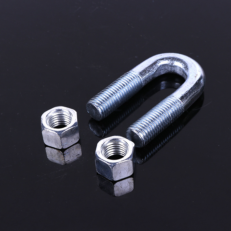 国标重型钢丝绳卡头 u型夹头玛钢卡头 镀锌钢丝绳重型卡头批发