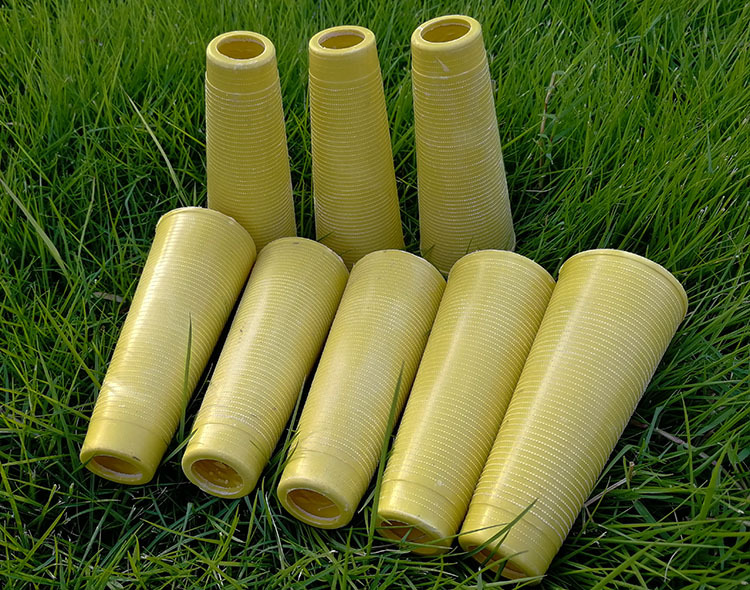 厂家直销 塑料筒管纺织线管 绕线管 优质现货40克pp塑料宝塔线管