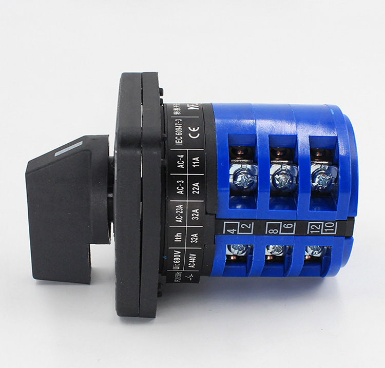 万能转换开关lw26-32a四档三组两线电源电机电压切换控制三选一