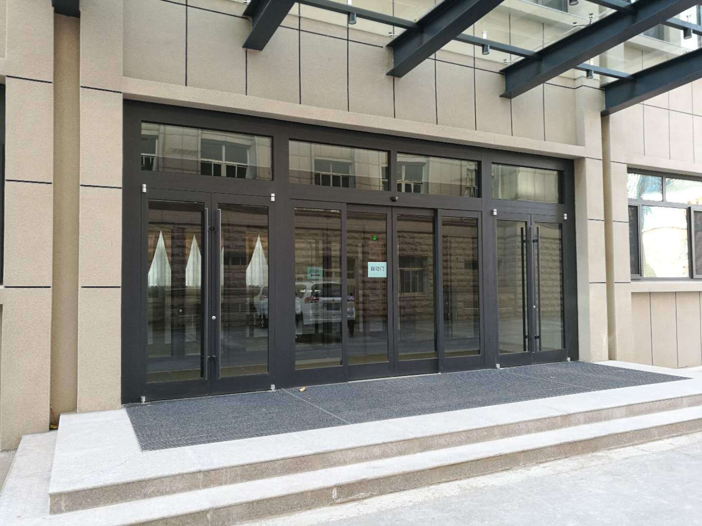 定制电子钢化玻璃感应门医用电动自动平移门电动自动玻璃感应门