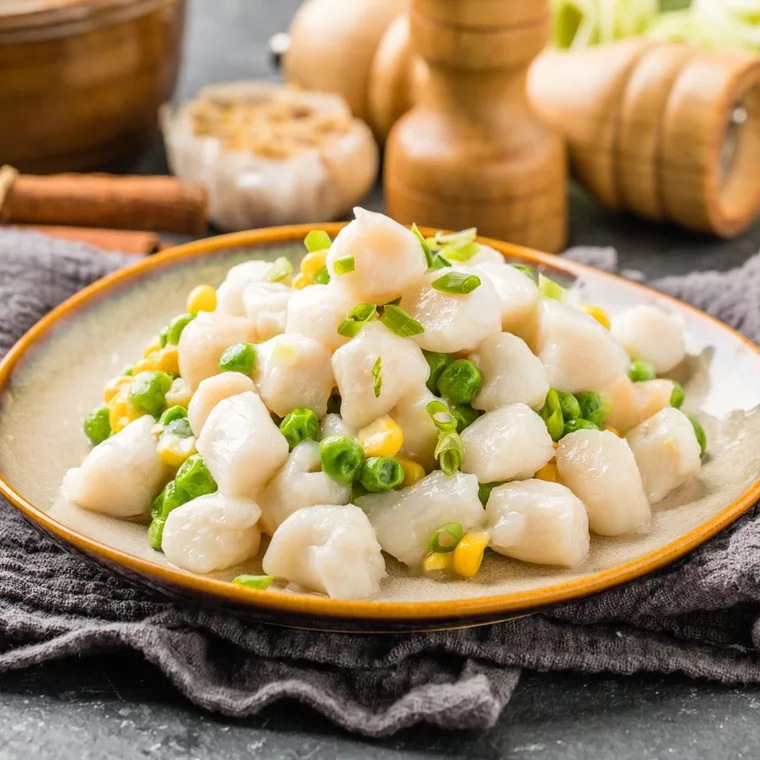 原汁 冷冻海湾贝柱 北极贝柱 海鲜带子鲜贝 小带子 小瑶柱 1kg/包