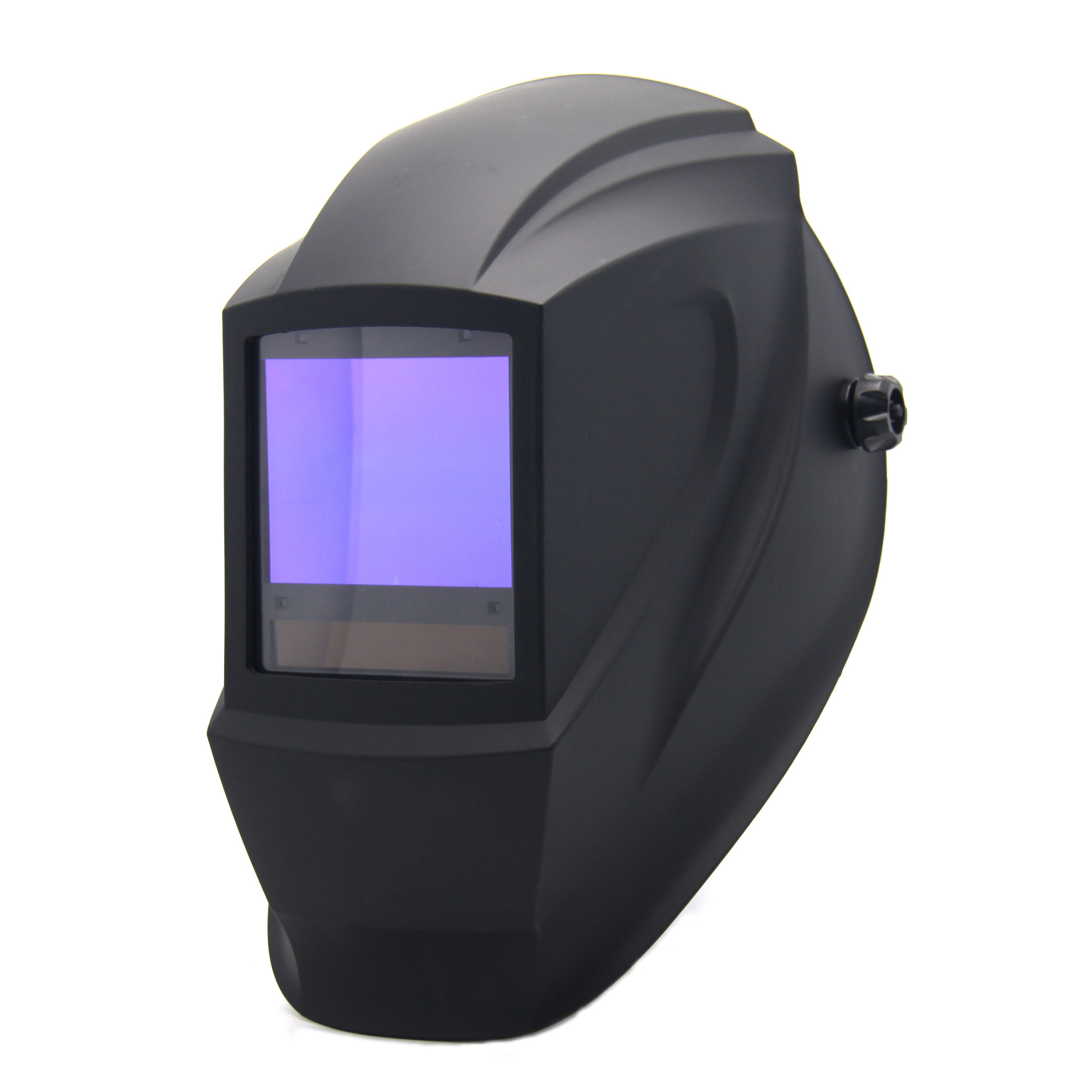 太阳能自动变光焊接面罩大视窗头戴式可调节焊工专用violet-801i