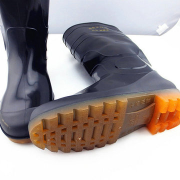 耐酸碱耐油 高帮工作雨水鞋胶靴牛筋底劳保鞋 量大优惠