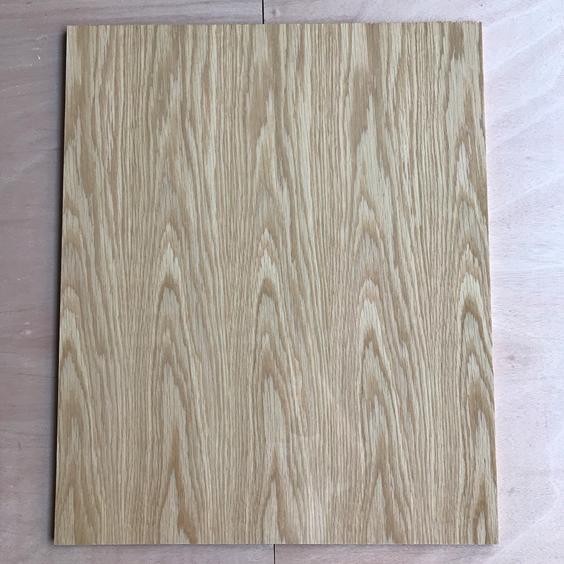 白橡山纹饰面板 免漆涂装护墙板家具贴面 加工免漆白橡山纹饰面板