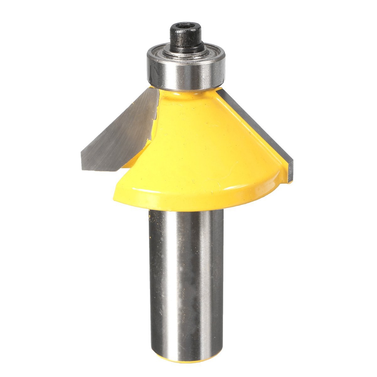 斜角刀木工铣刀修边机雕刻刀头1/2柄45度斜角刀木工铣刀榫合刀