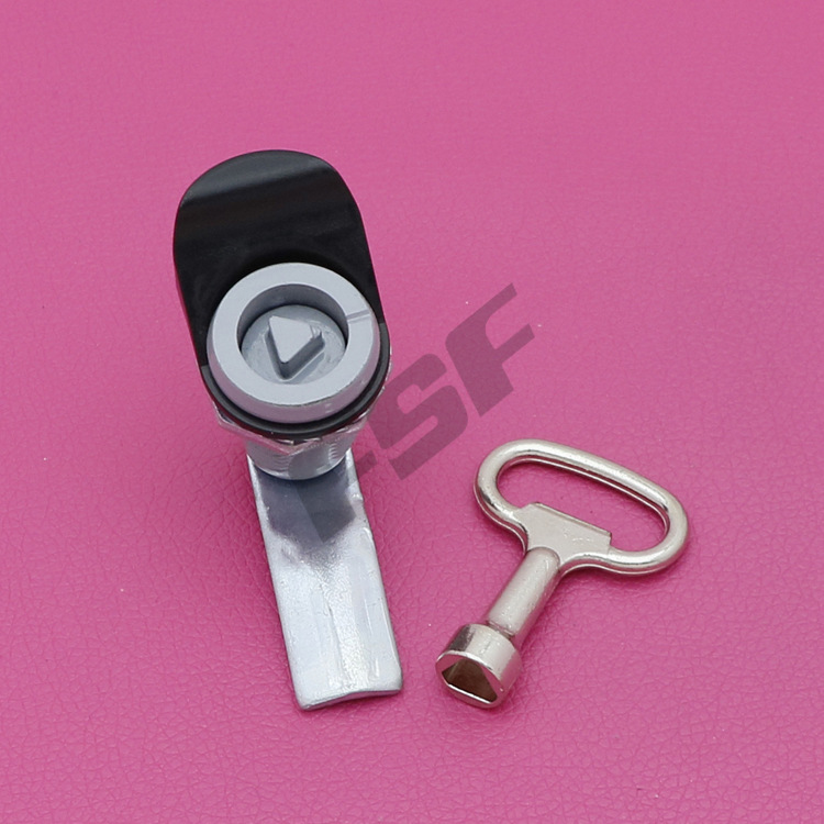 海坦ms816三角锁 伸缩转舌锁 压缩式配电箱锁 电柜门锁 垃圾箱锁